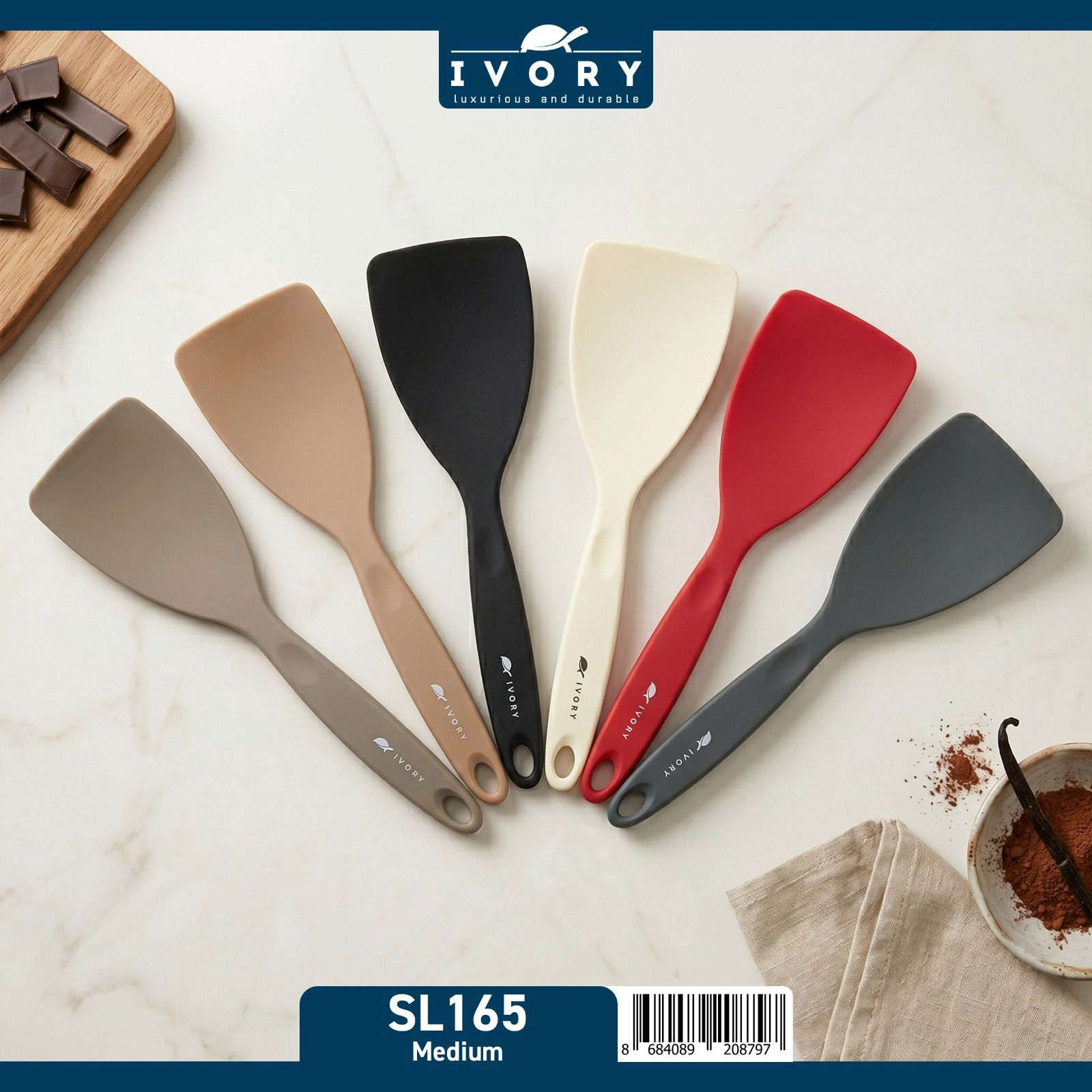 İVORY SİLİKON SERVİS KAŞIĞI SL165